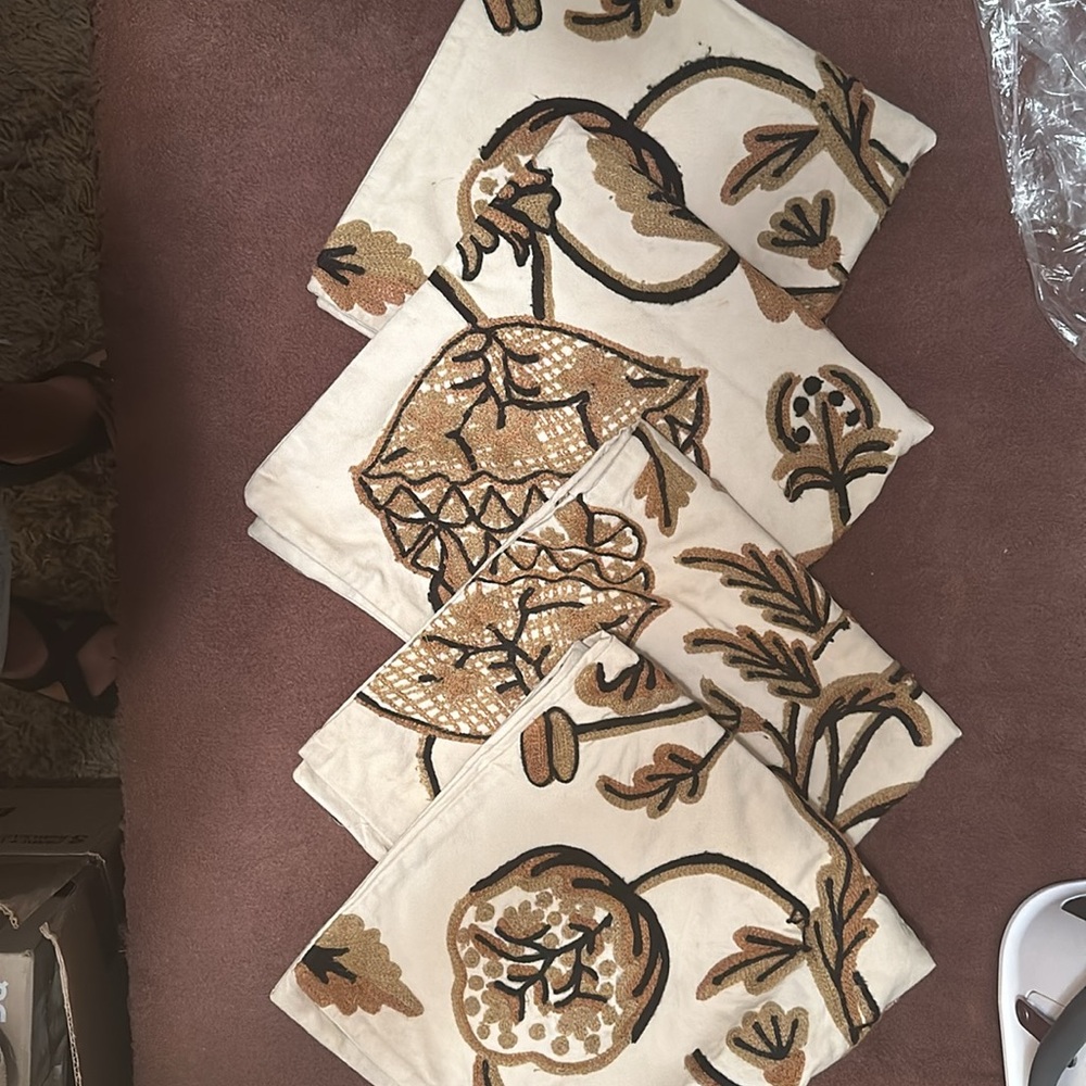 Pottery Barn pillow covers